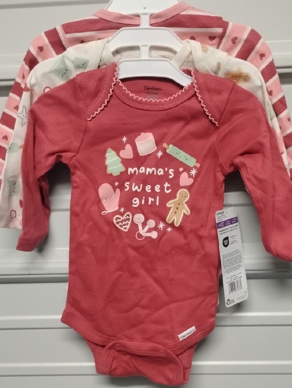 Gerber Baby Long-Sleeve Bodysuit -  "Mama's Sweet Girl"